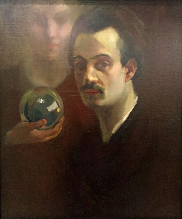 Khalil_Gibran_-_Autorretrato_con_musa