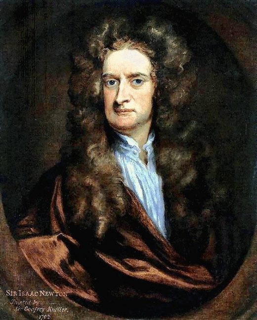 Newton en 1702